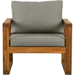 Galia 2pc Square Leg Acacia Wood Chair And Ottoman With Cushions - Brown - Saracina Home 28 Galia 2pc Square Leg Acacia Wood Chair And Ottoman With Cushions - Brown - Saracina Home -Living Room Furniture Store GUEST f862c995 9ccc 4778 bd23 a9d1f46b9f67