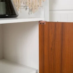 Angelo Modern Bookmatch 4 Door Sideboard - Saracina Home -Living Room Furniture Store GUEST f9af2031 6c32 4354 92d8 5ae24f5ea615