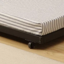Twin Roll Out Trundle Bed Frame Black – Saracina Home -Living Room Furniture Store GUEST fcd5f8bc a7ae 4e15 adf8 f25be65897be