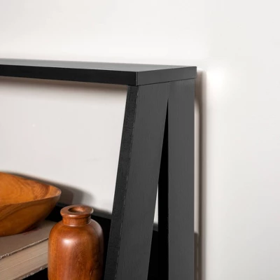 55" Thatcher Transitional Wood 4 Shelf Ladder Bookshelf - Saracina Home 7 55" Thatcher Transitional Wood 4 Shelf Ladder Bookshelf - Saracina Home - Image 7