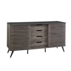 Alvita Boho Slatted Siding Door Sideboard - Saracina Home -Living Room Furniture Store GUEST fe419ee6 1c08 4e05 8569 d919f402b3cf