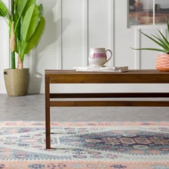 Outdoor Acacia Wood Slatted Coffee Table - Saracina Home -Living Room Furniture Store GUEST ffbb6f39 e71d 4147 a6a4 cc7d99a46e2d